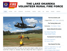 Tablet Screenshot of okarekaruralfire.com